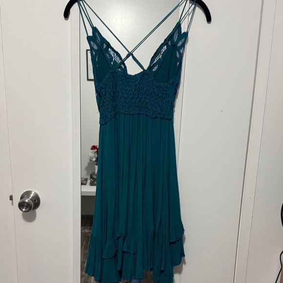 EP Pro Teal Lace Midi Dress - Picture 3 of 4